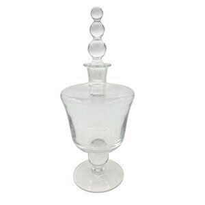 Krosno Wine Enthusiast Decanter Clear Glass with Stopper 48 fl oz Capacity
